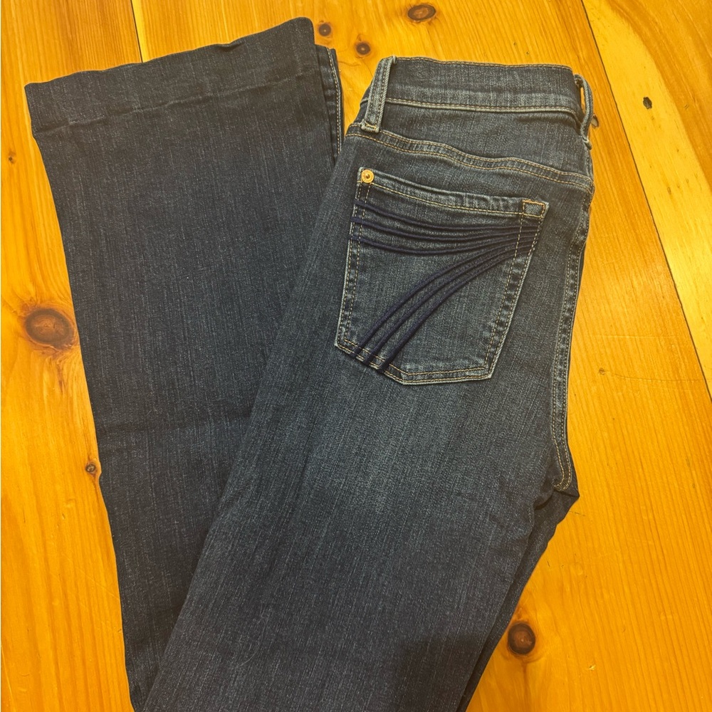 7 For All Mankind Dark Blue Jeans